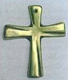 Croix stylisée en métal K31 10x9 cm
